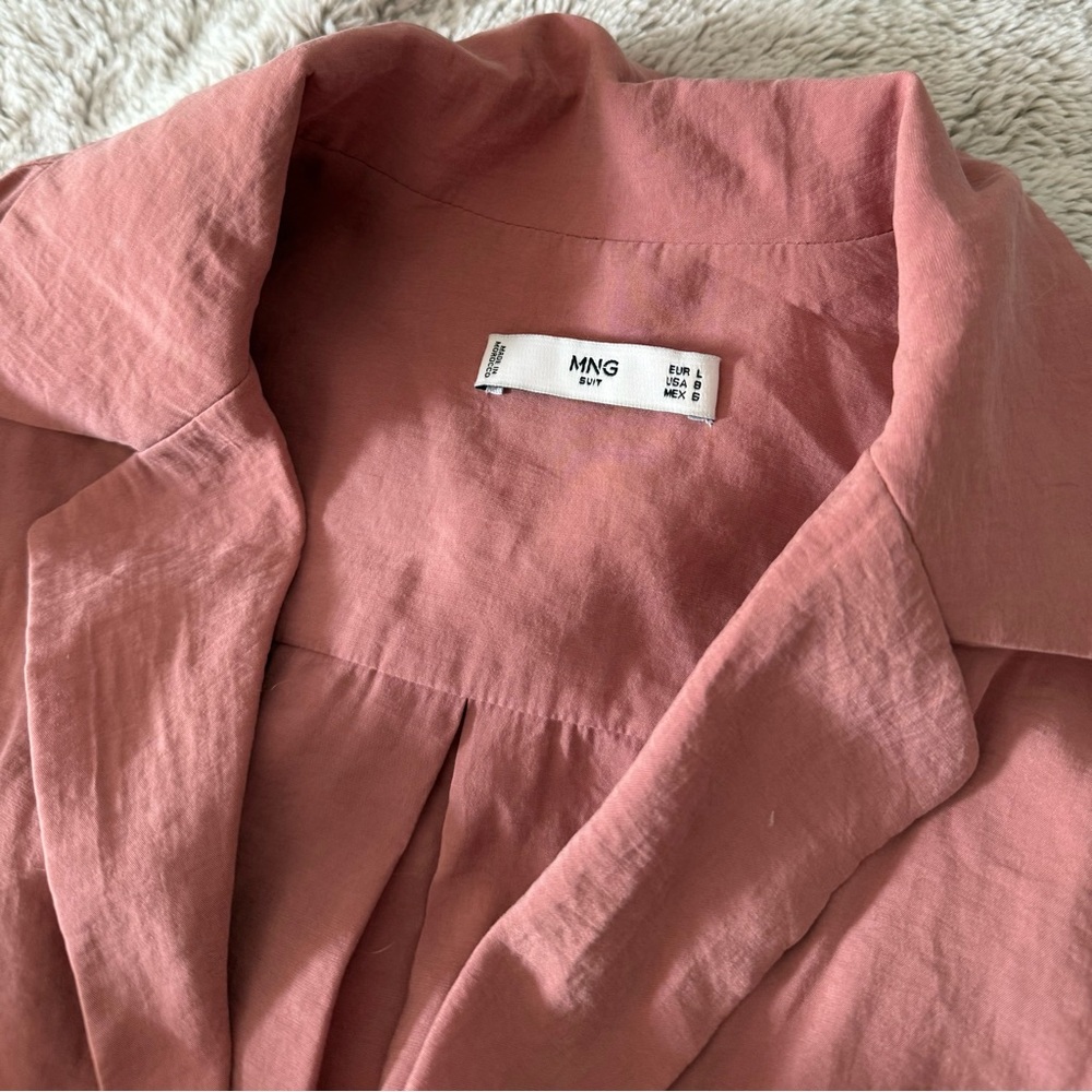 Mango Dusty Rose Blouse